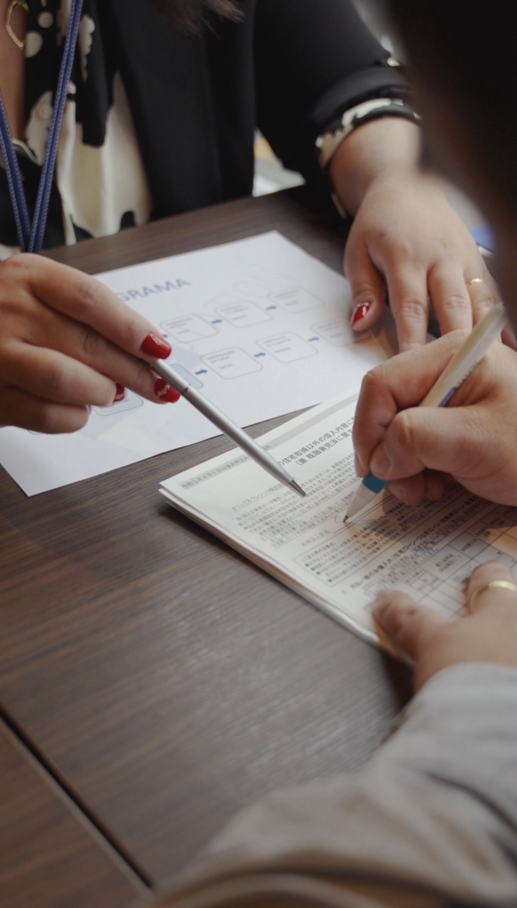 Atendimento da Easy House explicando documentos ao cliente
